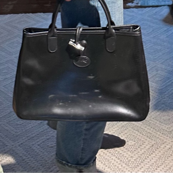 Longchamp, Roseau leather handbag - Picture 10 of 10